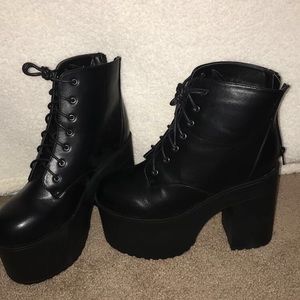 Dolls Kill Platform Boots